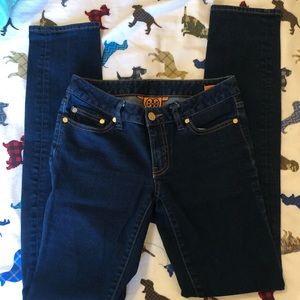 Size 26 Tory Burch skinny jeans